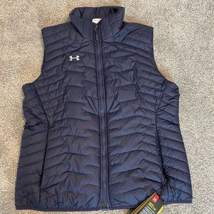 Navy Blue Under Armour Coldgear Reactor Vest